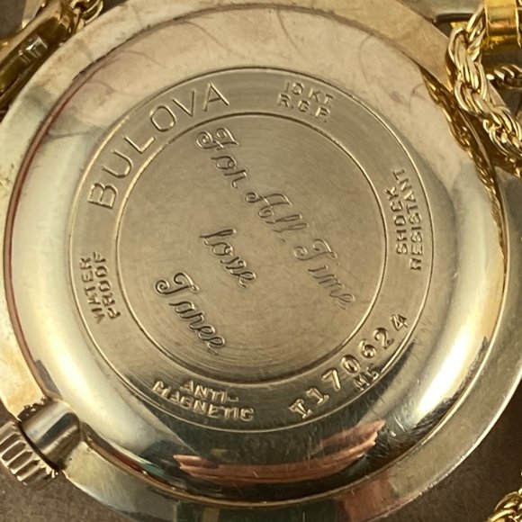 Vintage Bulova Pendant or pocket Watch in 10K rolled gold Working 1965 M5 - Picture 8 of 8